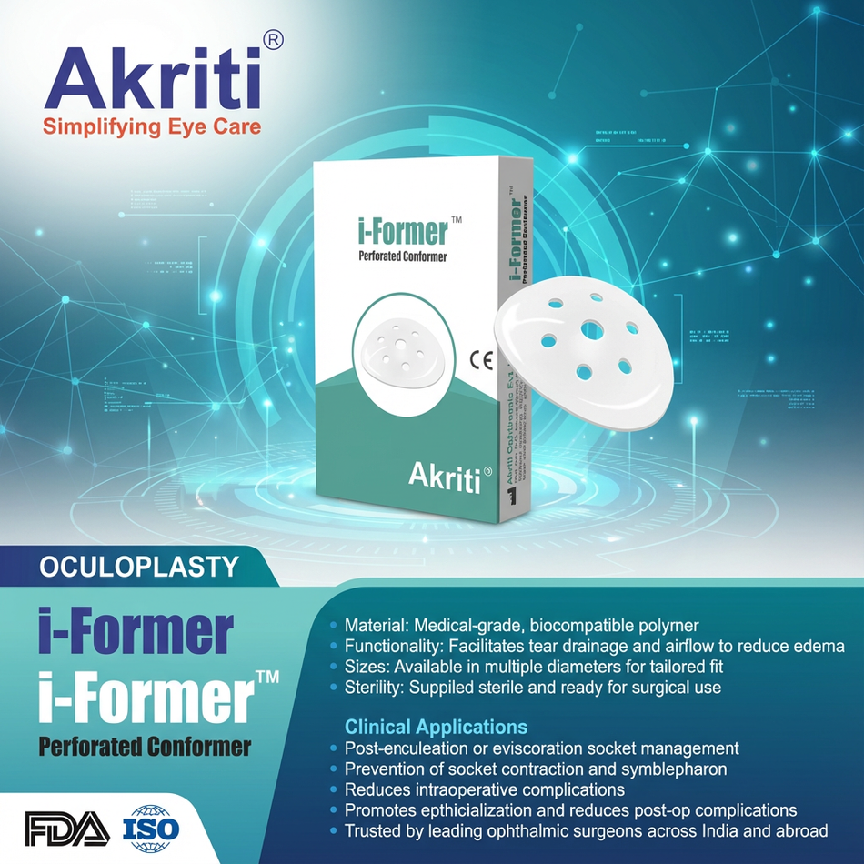 Perforated Ocular Conformer 20mm Sterile pk/3