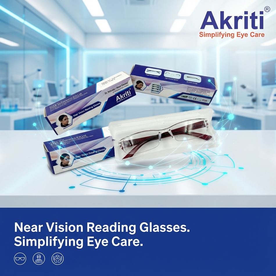 Near Vision Reading Glass +1.00 D Pk/300