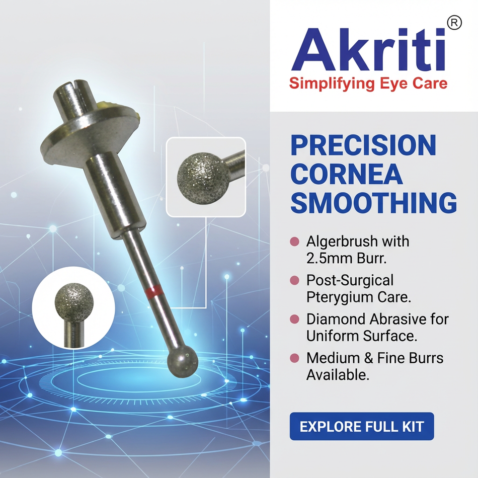 Algerbrush - Pterygium Instruments with  2.5mm Burr