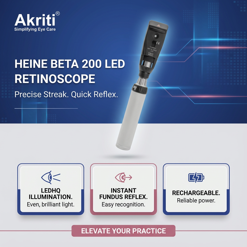 HEINE BETA 200 LED RETINOSCOPE Recharable