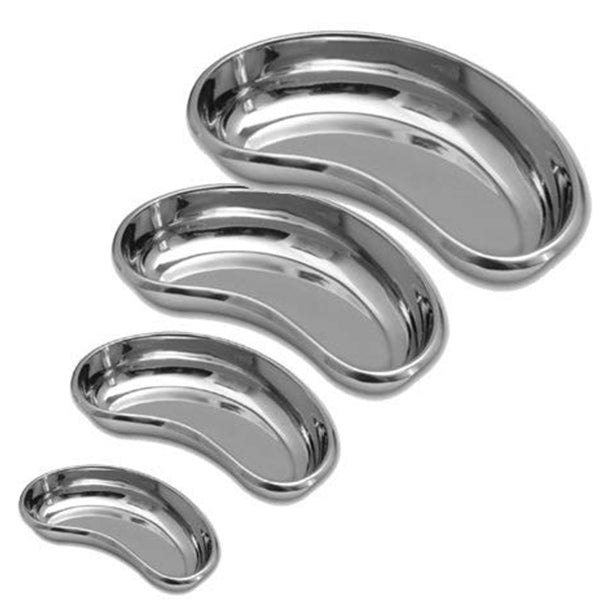 Stainless Steel Kidney Tray Set of 4 pieces, Size: 6inch, 8inch, 10inch and 12inch (without cover)