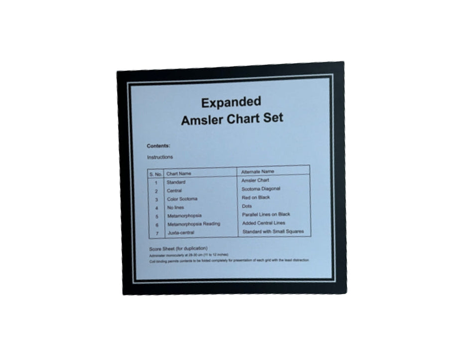 Expanded Amsler Grid Chart Set