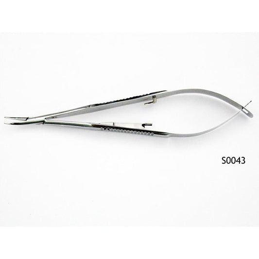 Castroviejo Needle Holder Curved With Lock