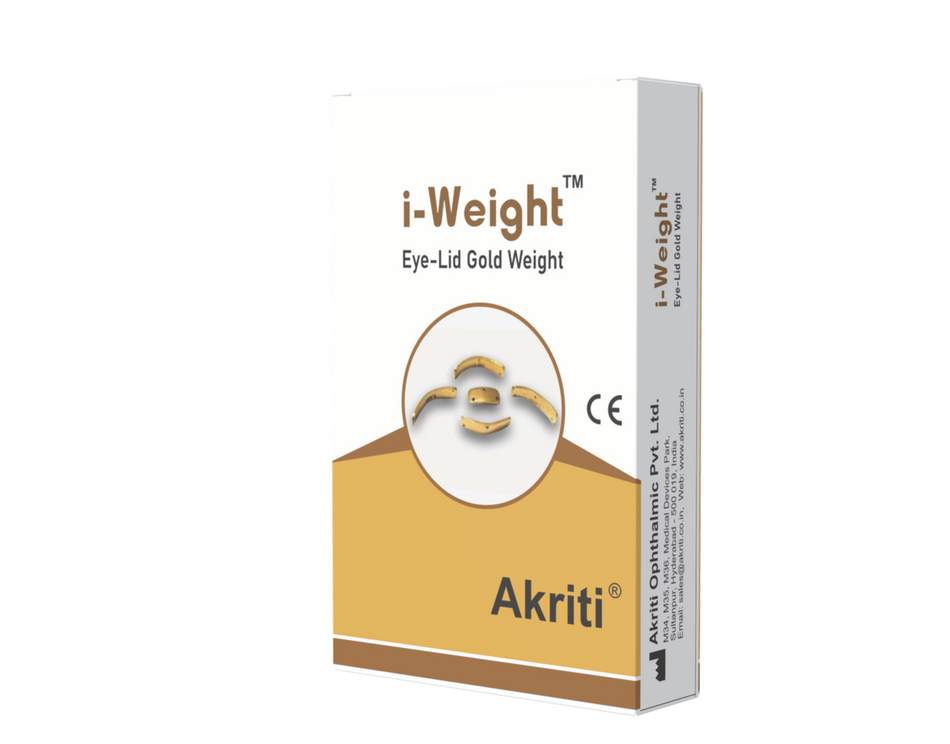 Implantable Eyelid  Gold Weight 1.2 GM, Sterile