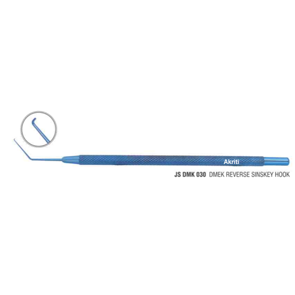 Sinksy DMEK Reverse Sinskey Hook – Akriti Ophthalmic