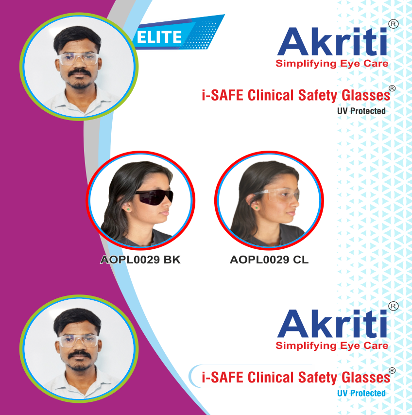 i-SAFE Medical Safety Glasses Elite Post Operative,  Pk/300