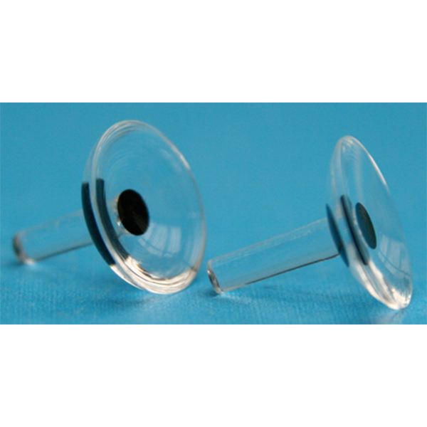 Corneal Iris Buttons Flat 13mm, 4.5mm Pupil pk/10